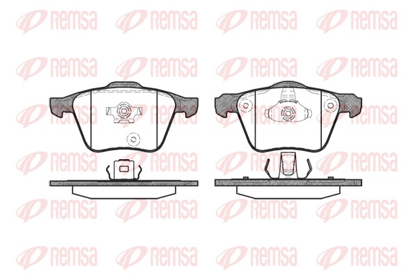 Brake Pad Set, disc brake (1043.02)