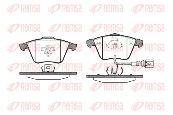 Brake Pad Set, disc brake (0964.32)