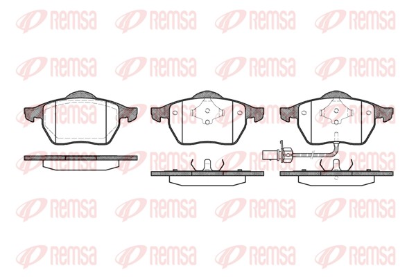 Brake Pad Set, disc brake (0390.11)