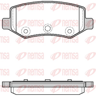 Brake Pad Set, disc brake (1585.00)