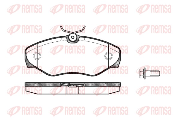 Brake Pad Set, disc brake (0834.10)