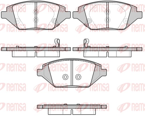 Brake Pad Set, disc brake (1686.02)