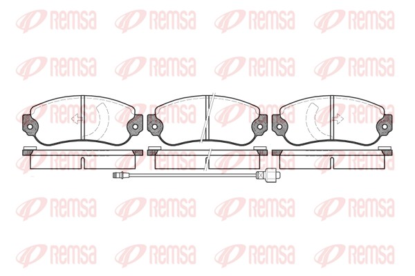 Brake Pad Set, disc brake (0031.06)