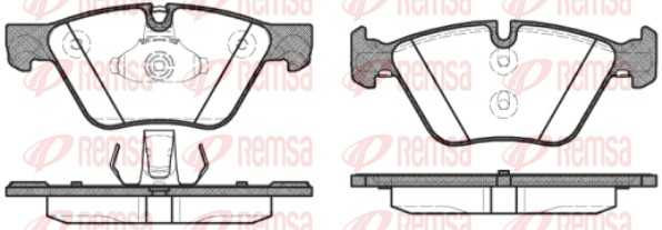Brake Pad Set, disc brake (1052.30)