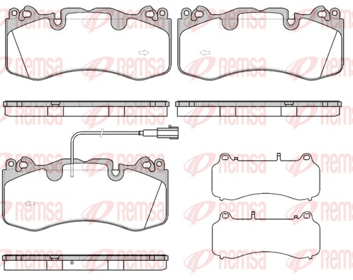 Brake Pad Set, disc brake (1723.01)