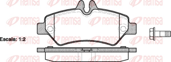 Brake Pad Set, disc brake (1246.00)