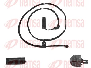Warning Contact, brake pad wear (001074)