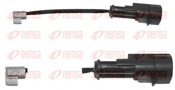 Warning Contact, brake pad wear (001133)
