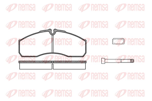Brake Pad Set, disc brake (0651.86)