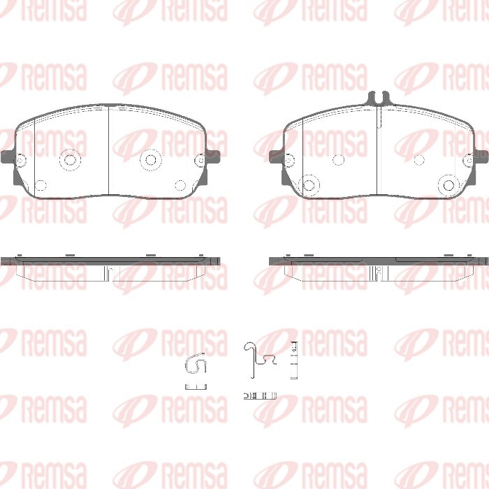 Brake Pad Set, disc brake (1826.05)