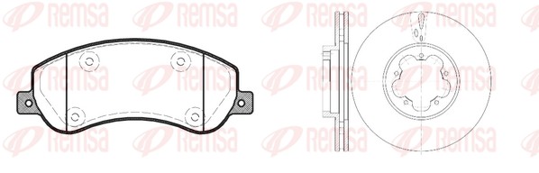 Brake Kit, disc brake (81250.00)