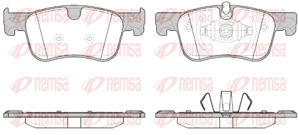 Brake Pad Set, disc brake (1580.00)