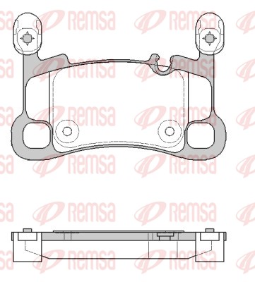 Brake Pad Set, disc brake (1864.00)