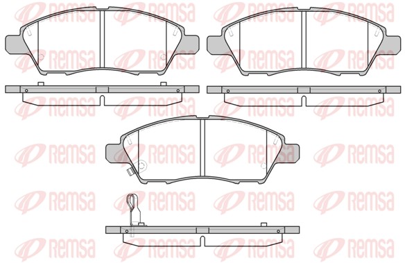 Brake Pad Set, disc brake (1210.01)