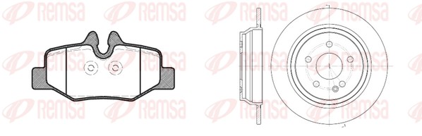 Brake Kit, disc brake (81110.00)