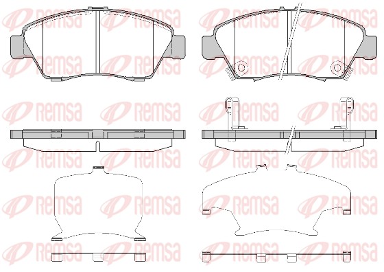 Brake Pad Set, disc brake (0418.32)