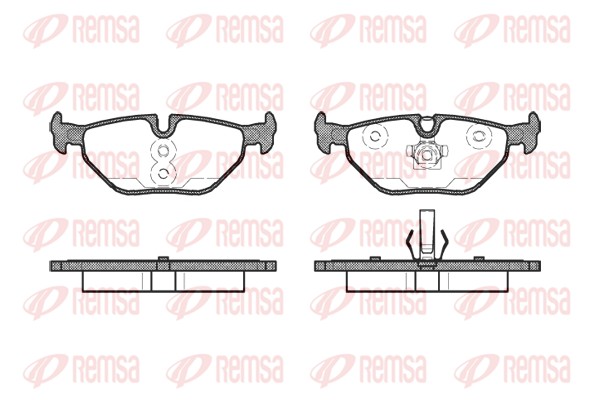 Brake Pad Set, disc brake (0265.41)