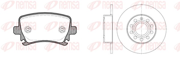 Brake Kit, disc brake (81031.01)