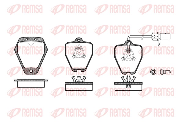 Brake Pad Set, disc brake (0508.22)