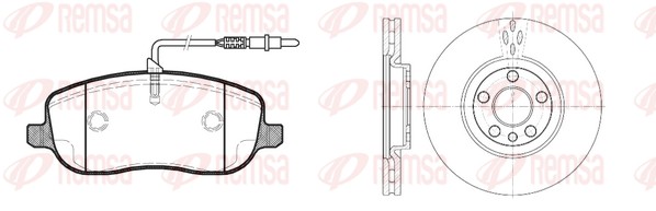 Brake Kit, disc brake (8879.00)