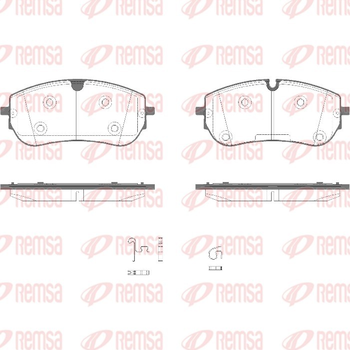 Brake Pad Set, disc brake (1989.00)