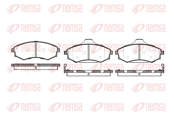 Brake Pad Set, disc brake (0318.82)