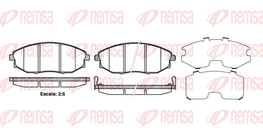 Brake Pad Set, disc brake (1223.02)