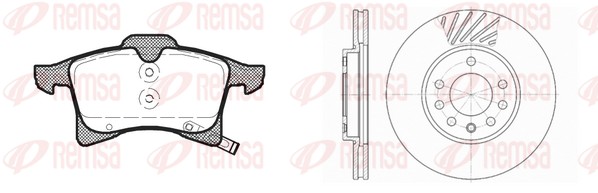 Brake Kit, disc brake (81036.00)