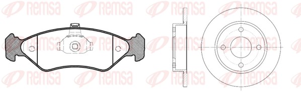 Brake Kit, disc brake (8285.02)