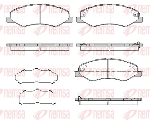 Brake Pad Set, disc brake (1977.02)