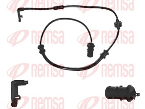 Warning Contact, brake pad wear (001027)