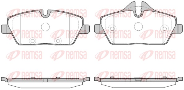 Brake Pad Set, disc brake (1131.30)
