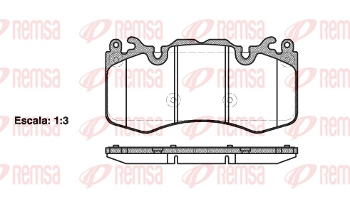 Brake Pad Set, disc brake (1410.00)