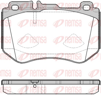 Brake Pad Set, disc brake (1591.00)