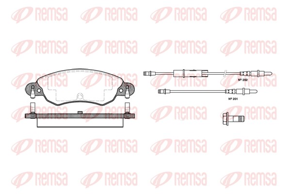Brake Pad Set, disc brake (0829.04)