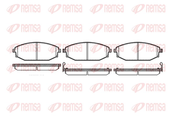 Brake Pad Set, disc brake (0734.02)