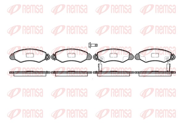 Brake Pad Set, disc brake (0702.02)