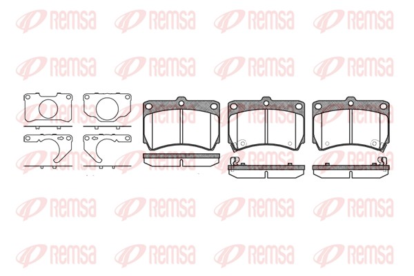 Brake Pad Set, disc brake (0212.32)