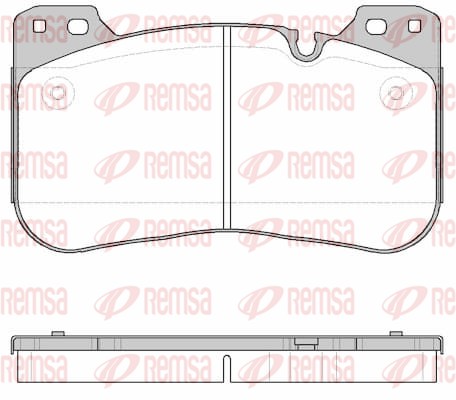 Brake Pad Set, disc brake (1834.00)