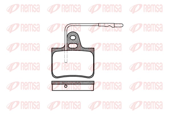 Brake Pad Set, disc brake (0076.04)