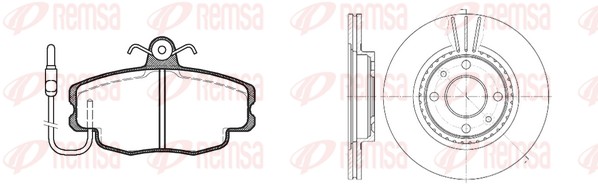 Brake Kit, disc brake (8141.02)