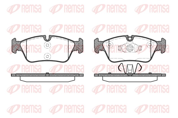 Brake Pad Set, disc brake (0384.60)
