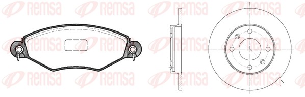 Brake Kit, disc brake (8643.06)