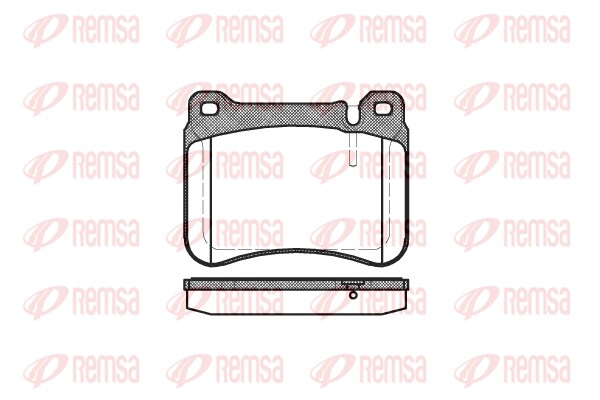 Brake Pad Set, disc brake (1193.00)
