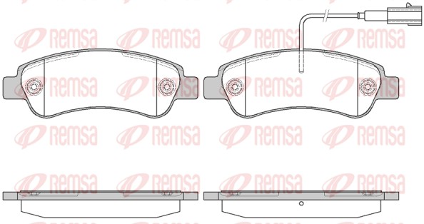 Brake Pad Set, disc brake (1238.02)