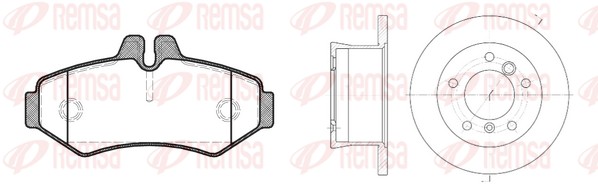 Brake Kit, disc brake (8733.01)