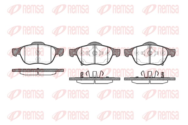 Brake Pad Set, disc brake (1054.02)