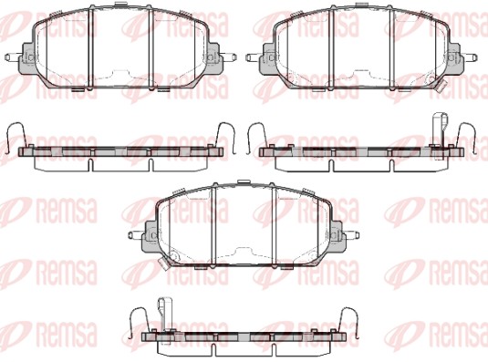 Brake Pad Set, disc brake (1508.22)