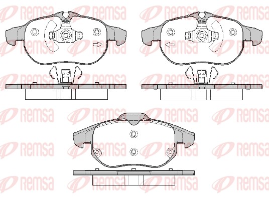 Brake Pad Set, disc brake (0888.20)