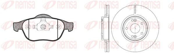 Brake Kit, disc brake (8843.00)